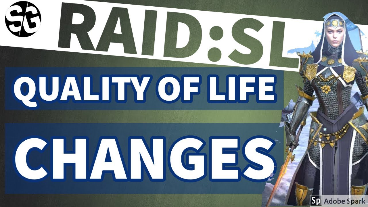 [RAID SHADOW LEGENDS] QUALITY OF LIFE CHANGES AND OTHERS I'D LIKE TO SEE