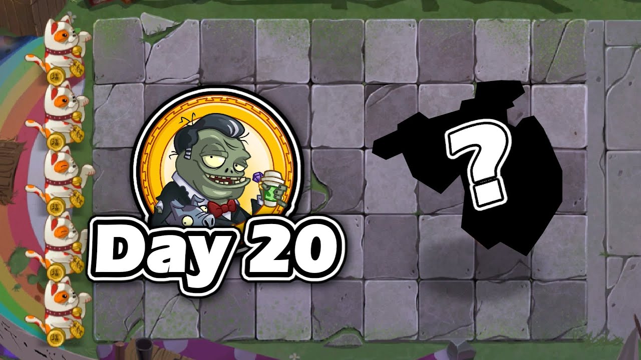 Lunar Rainbow Market | Night 20 | PvZ2: Reflourished (1.4.1) | Greedy's Klepto-maton 20000