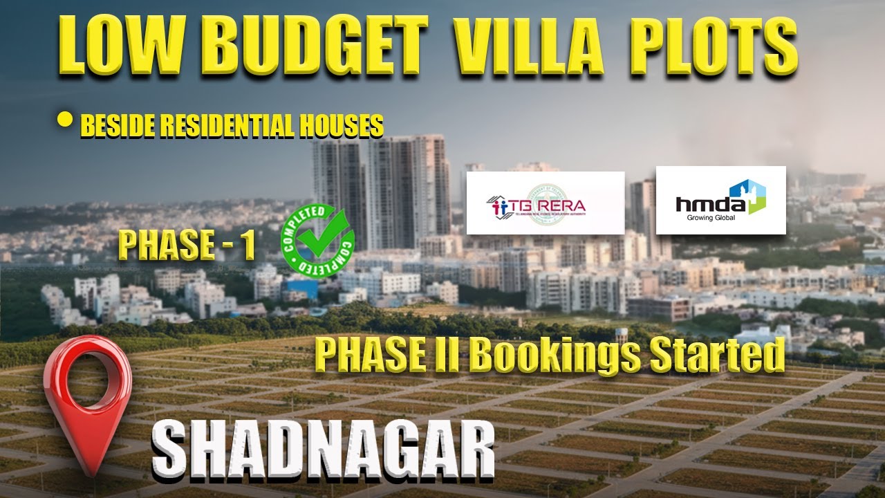 Low Budget Villa Plots @ Shadnagar | High Returns Investment Near Hyderabad