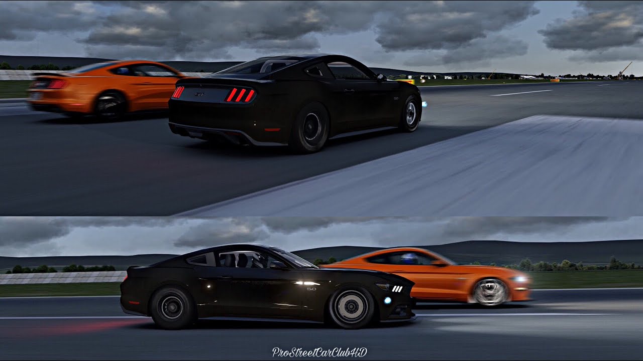 (PC) Assetto Corsa: AirStrip Roll Racing| 1000HP MK5/6r80 Mustang GT/ 890HP 2020 GT500/ 812SF & More