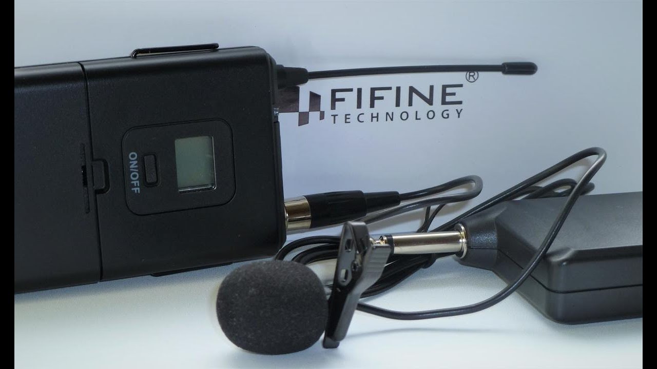 FIFINE K037. Классный беспроводной петличный микрофон. AliExpress