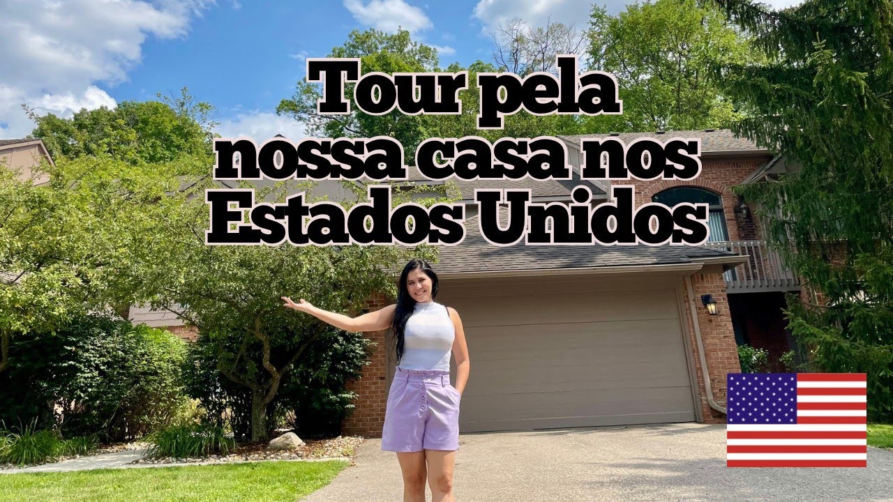 Tour pela nossa casa temporária nos EUA 🇺🇸 | Como é morar com filhos nos Estados Unidos