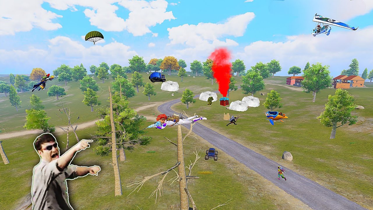 Enemies Had No Idea I was above them 🤣 PUBG Mobile Trolling & Funny Moments 😁