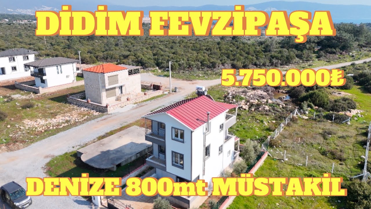 ‼️daire fiyatına müstakil 4+1 müstakik villa‼️#akbük #didim #müstakil #almanya #satılık