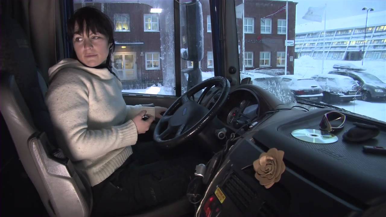 Anita Helleland - lastebilsjåfør