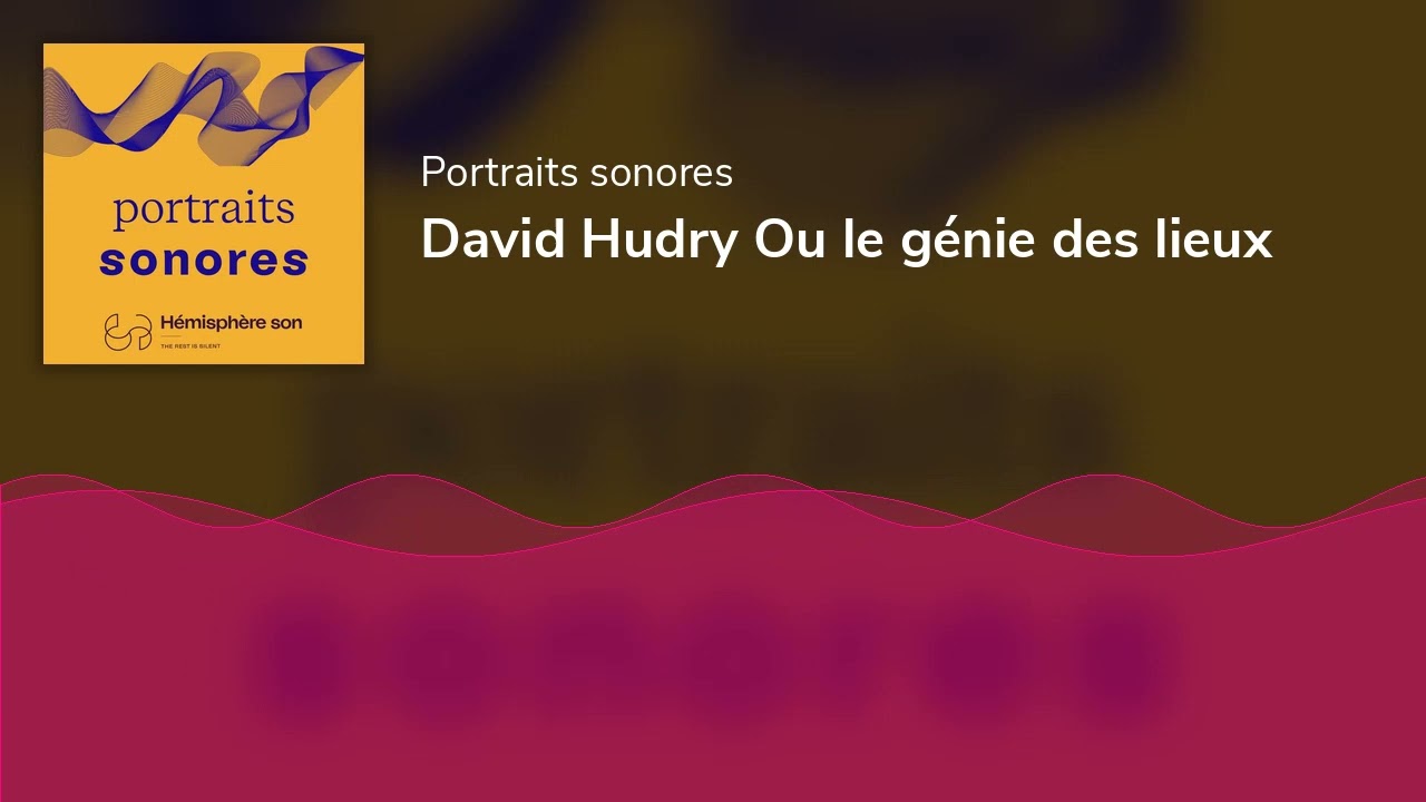 David Hudry Ou le g&eacute;nie des lieux
