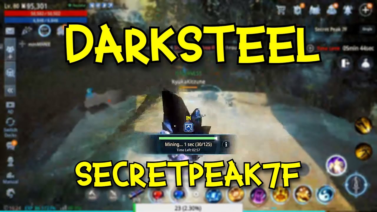 MIR4 SECRET PEAK 7F DARKSTEEL POSITION (SAAN NGA BA?)