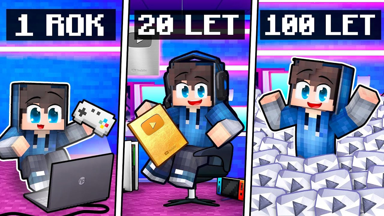 Můj Život jako YOUTUBER v Minecraftu!