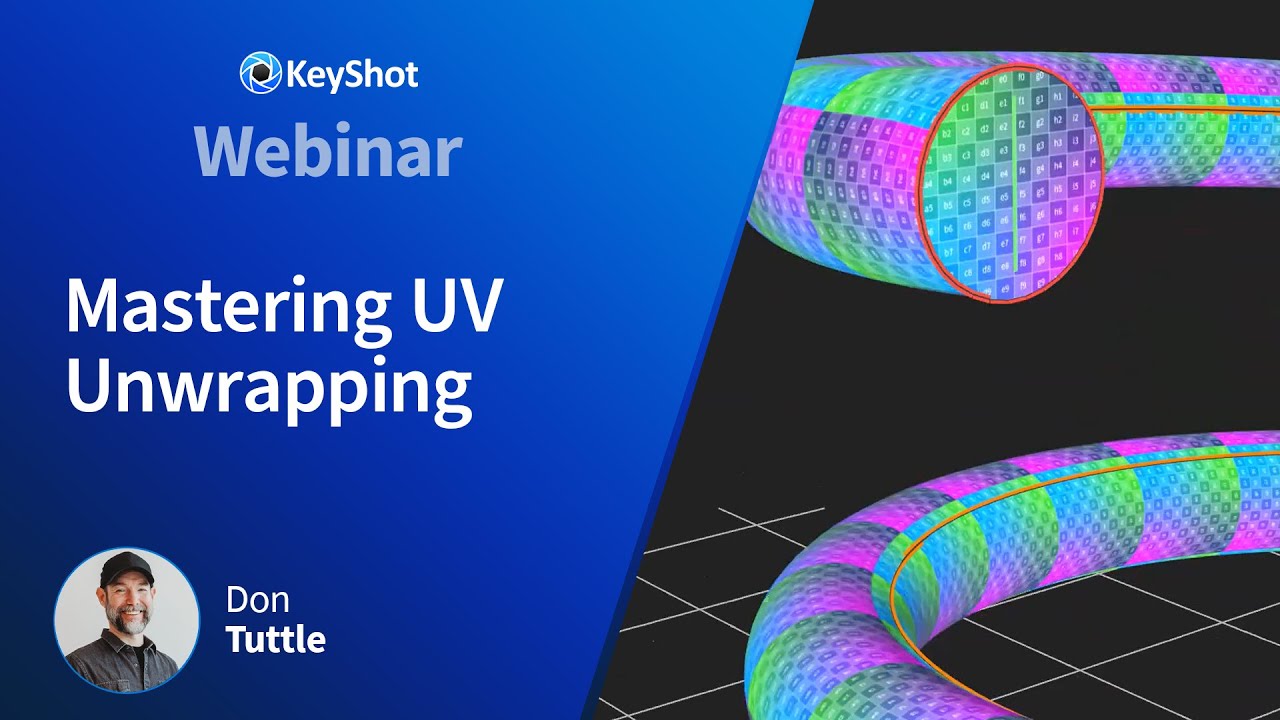 KeyShot Webinar - Mastering UV Unwrapping