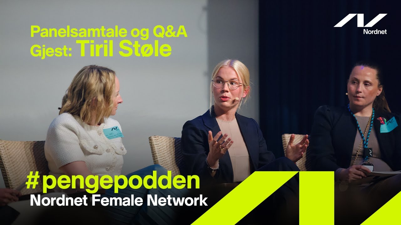 #pengepodden - Nordnet Female Network: Panel og spørsmålsrunde