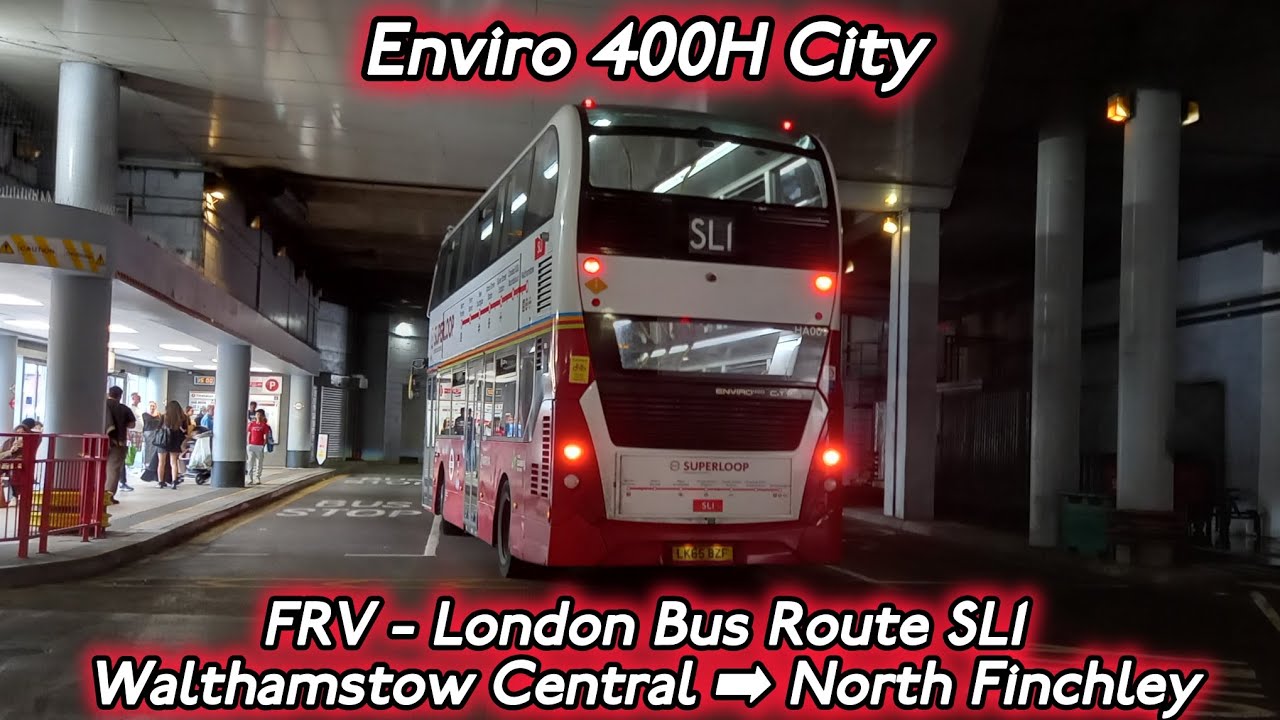 FRV - London Bus Route SL1 | Walthamstow Central ➡ North Finchley | HA10 - LK65 BZG | Arriva London