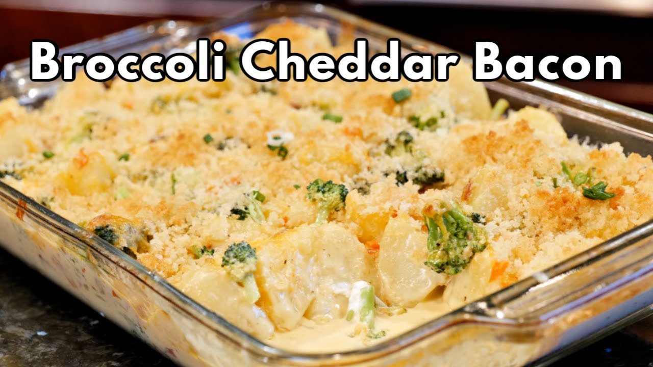 How to make Baked Potato Cheddar Broccoli Casserole Recipe | Views on the road Casserole