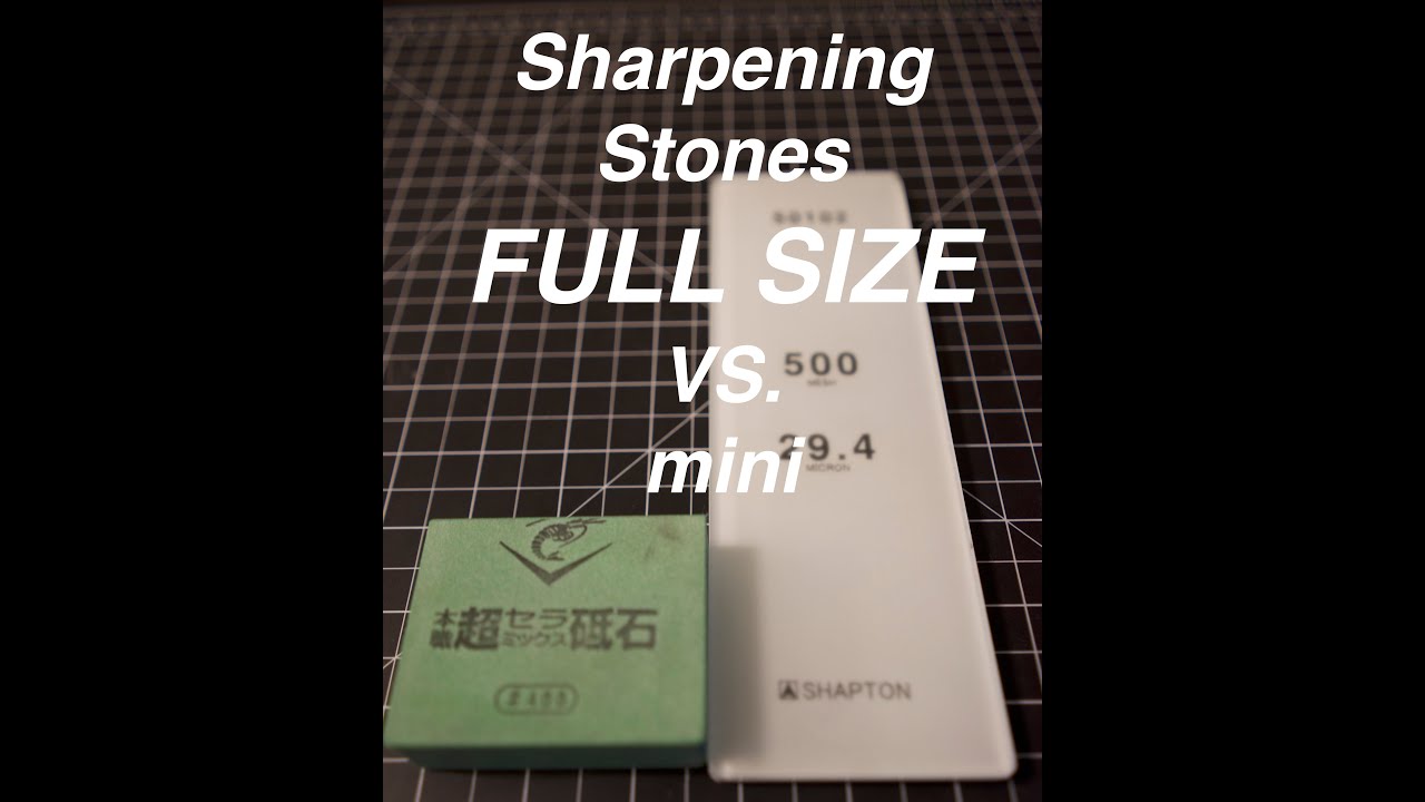 Do You Need a Full Size Sharpening Stone??