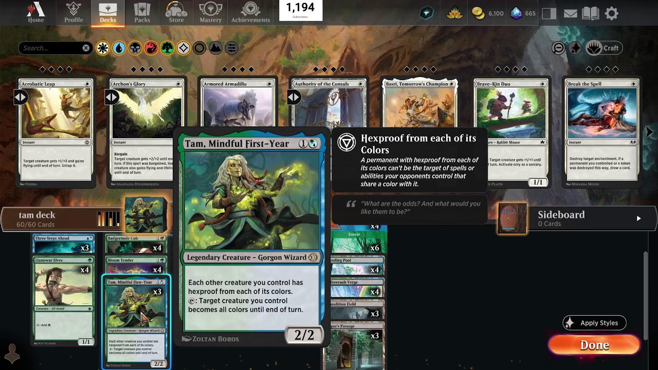 let's play magic the gathering arena
