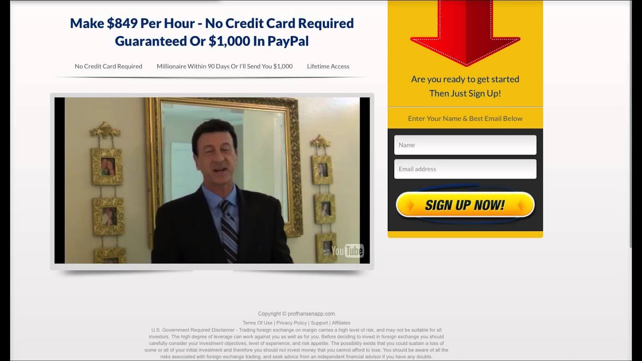 Prof Hansen Binary App Review | Prof Hansen Is Not Authentic [WATCH]