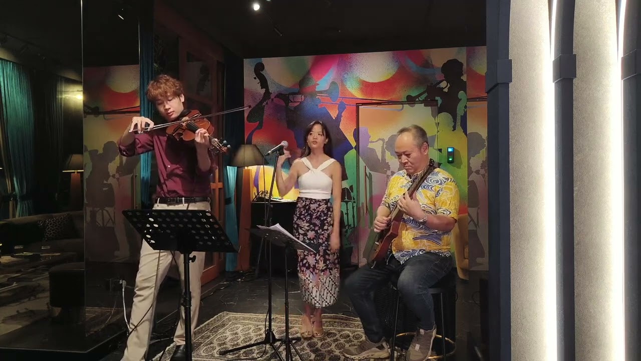 Chega De Saudade/No More Blues - Kimberly Vocal, Tee Jay Viola, Daniel Purnomo Guitar Jazz Singapore