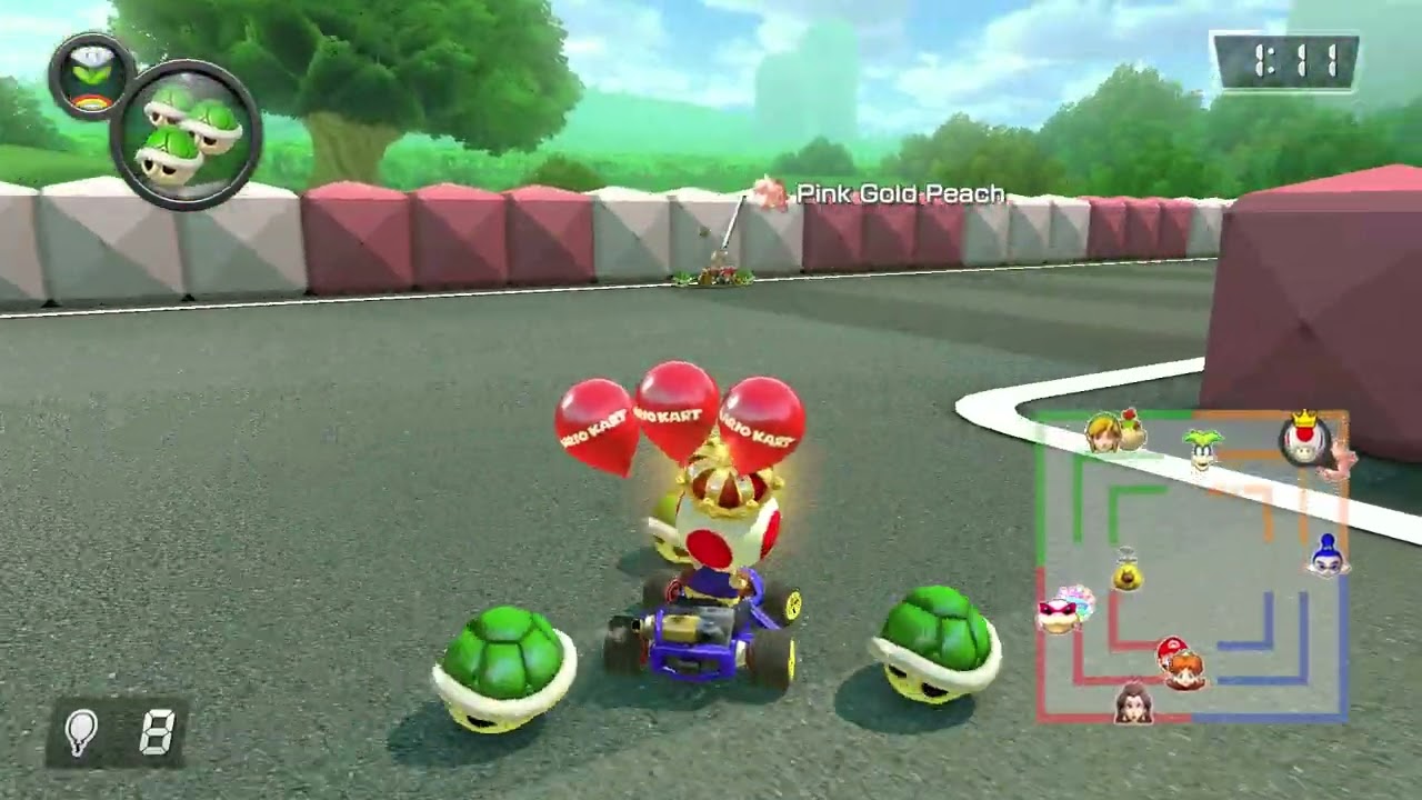 Mario Kart 8 Deluxe: Custom Battle Map - GBA Battle Course 1
