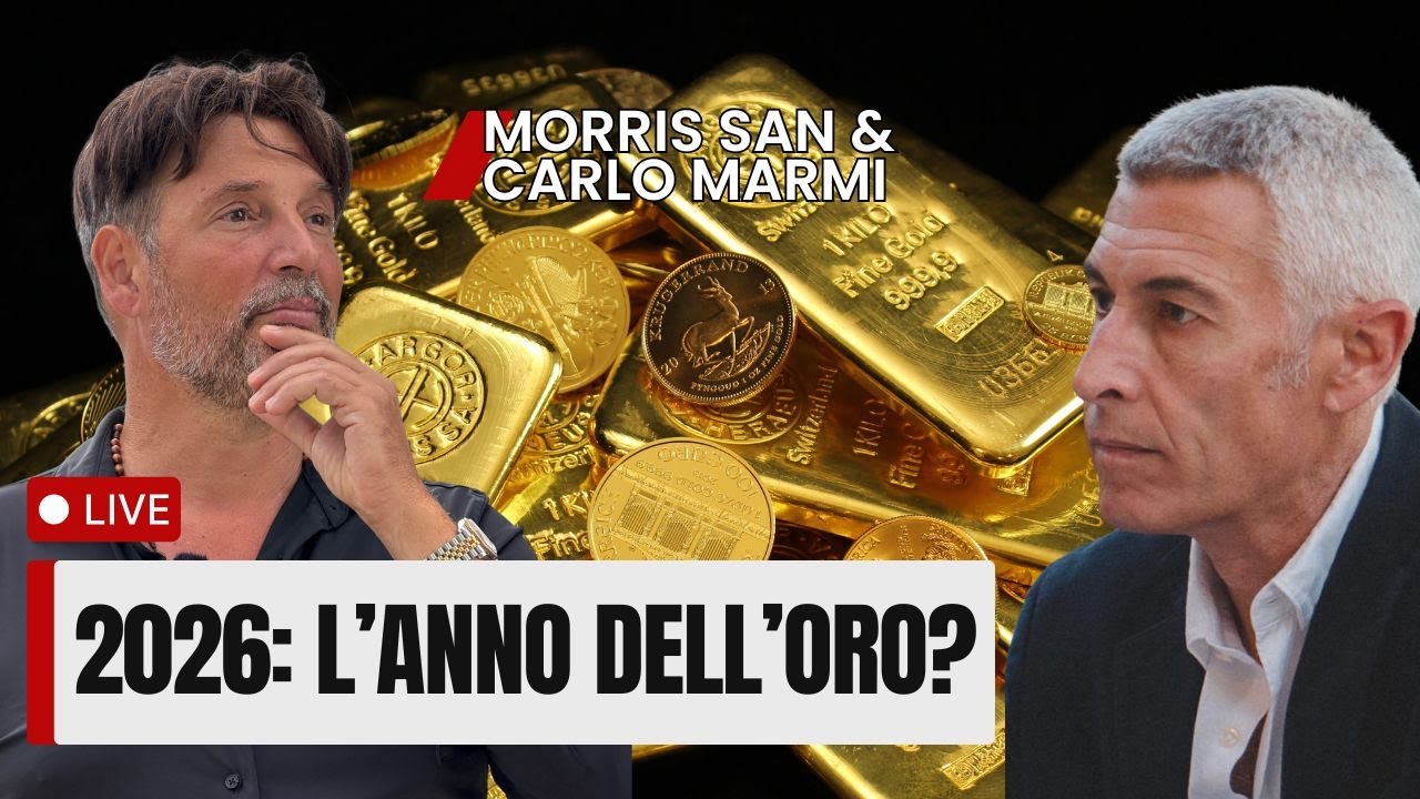 Perch&egrave; il 2026 sar&agrave; l'anno dell'oro e non del Bitcoin? Live con Carlo Marmi - 12 Febbraio ore 15:00