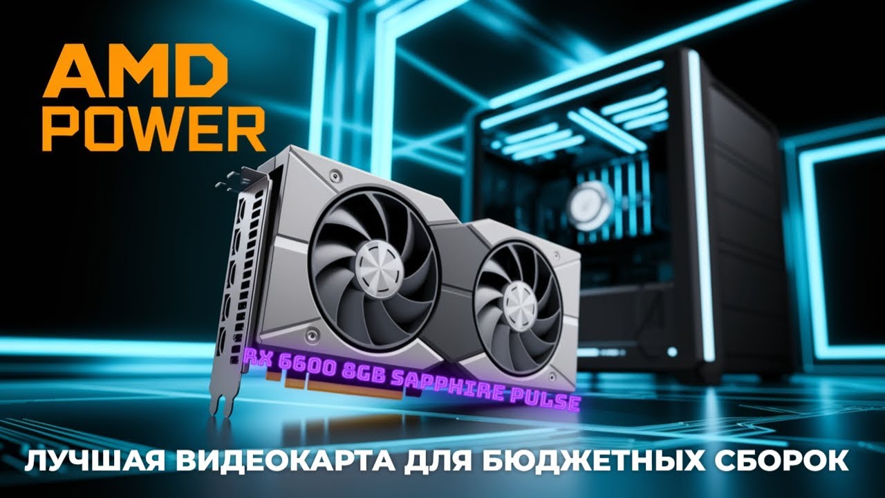 ЛУЧШАЯ ВИДЕОКАРТА ДЛЯ БЮДЖЕТНЫХ СБОРОК - RX 6600 8GB