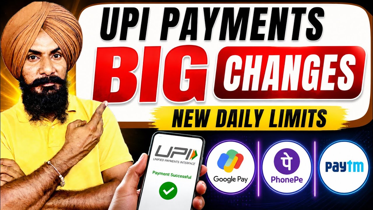 📢 UPI Payments Big Update 2026 | New Daily Transaction Limit Explained | Full Details