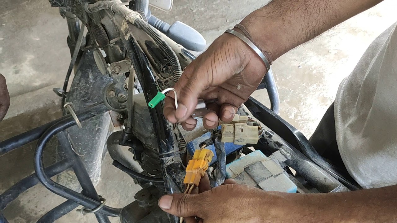 how to Bajaj Discover 125 cc pickup problem new condenser fitting