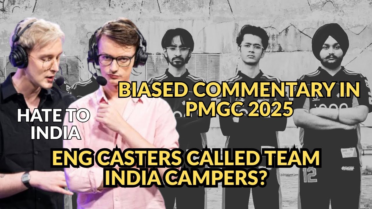 PMGC 2025 English Casters Mocks Indian Team Orangutan Saying Campers