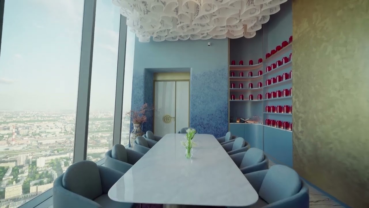 Освещение ресторана MUME, Россия, г. Москва, Пресненская наб. д.12