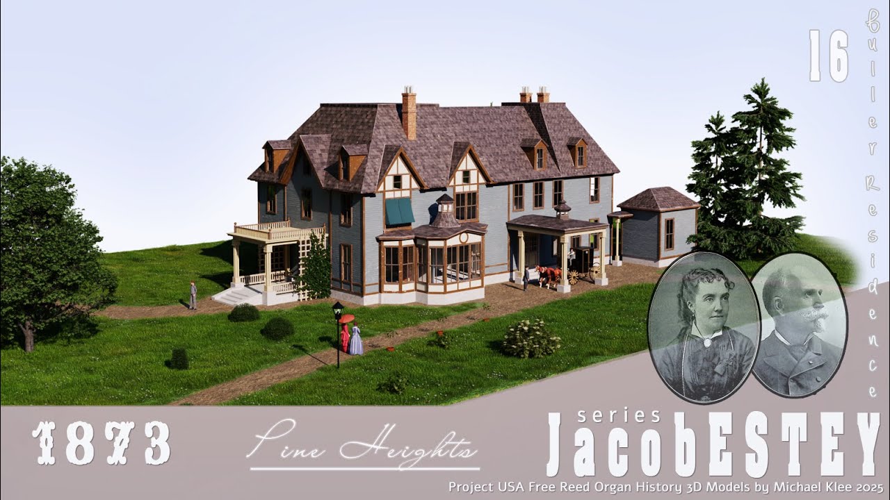 Jacob Estey Story (series) PART 16 - Abby Emily Estey & Levi Knight Fuller - Pine Heights Residence