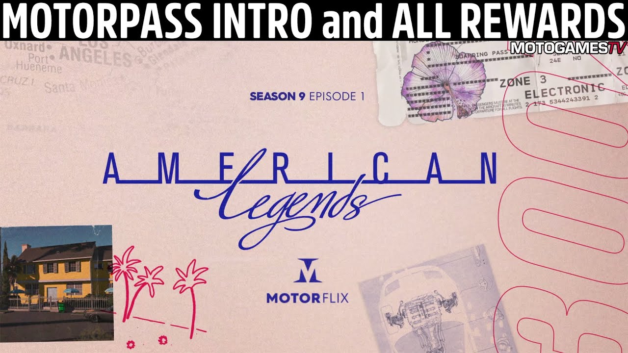 The Crew 2 - American Legends Motorpass Intro and All Rewards | Season 9 Episode 1