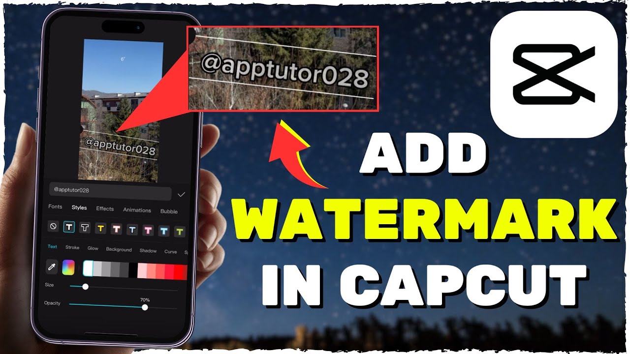 How To Add A Watermark On CapCut (2025)