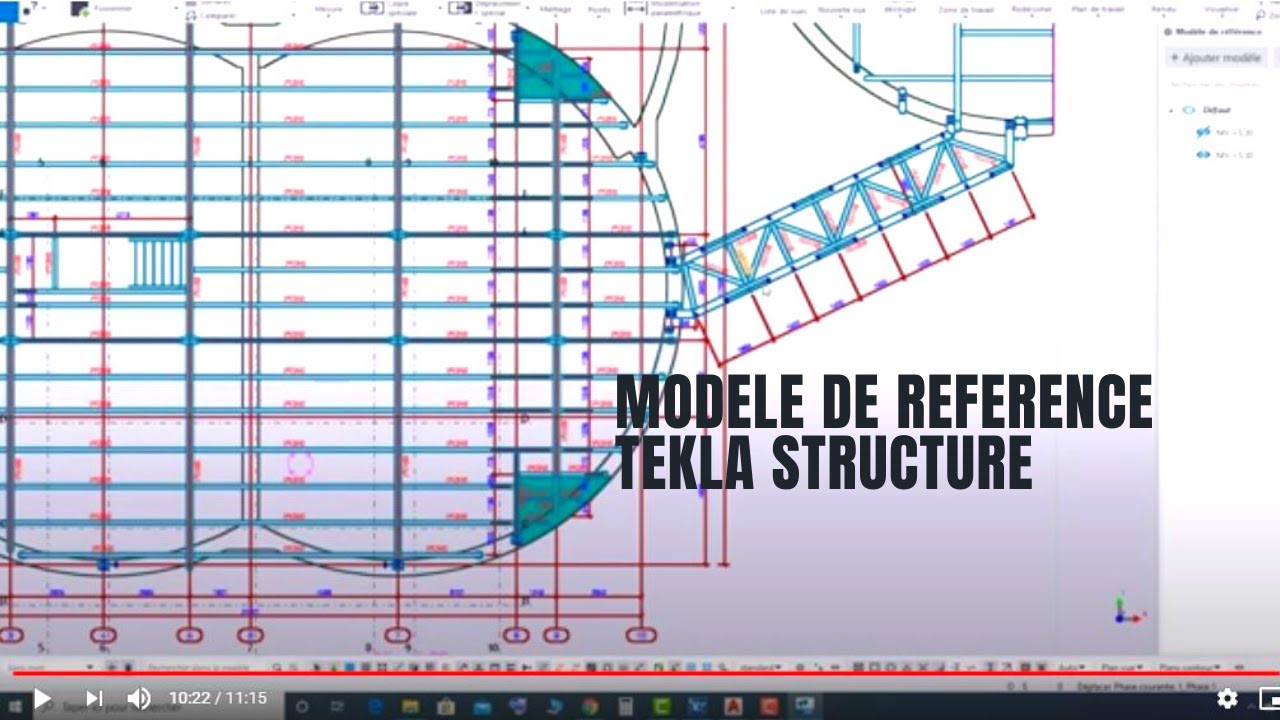 Leçon tekla structure : comment insérer un modèle de référence (dwg\ dxf )