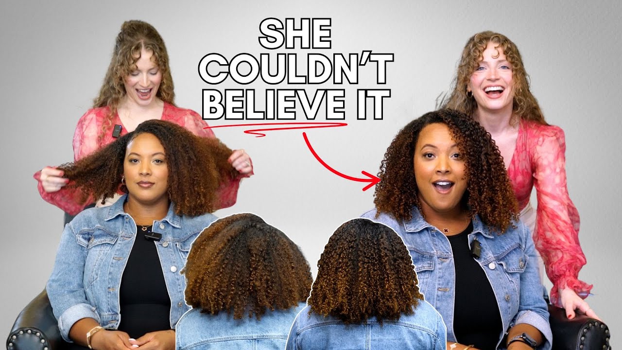 I Tried to Style a Curl CEO’s Curly Hair… No Pressure, Right? 😅