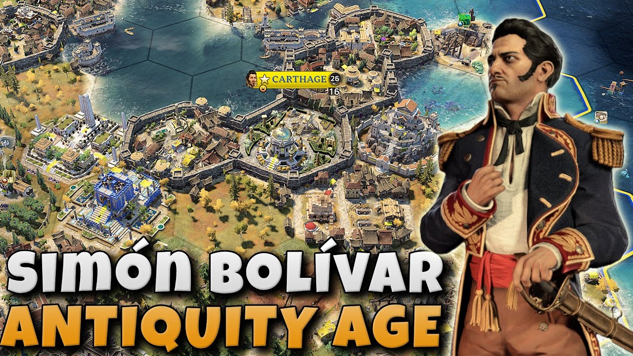 Civ 7 Deity: Simon Bolivar - Carthage - Antiquity Age [1.1.1 Update]