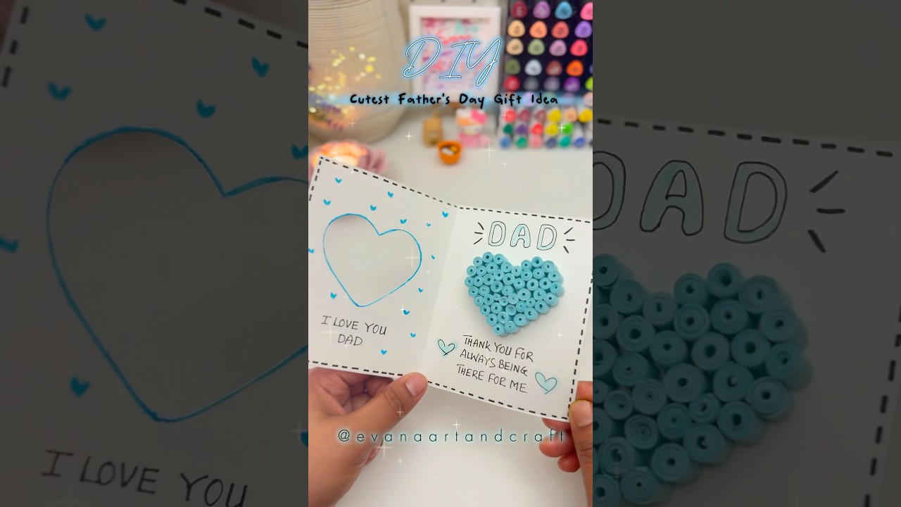 DIY Father&rsquo;s Day Gift Card Idea | Cute Gift Idea | Paper Craft