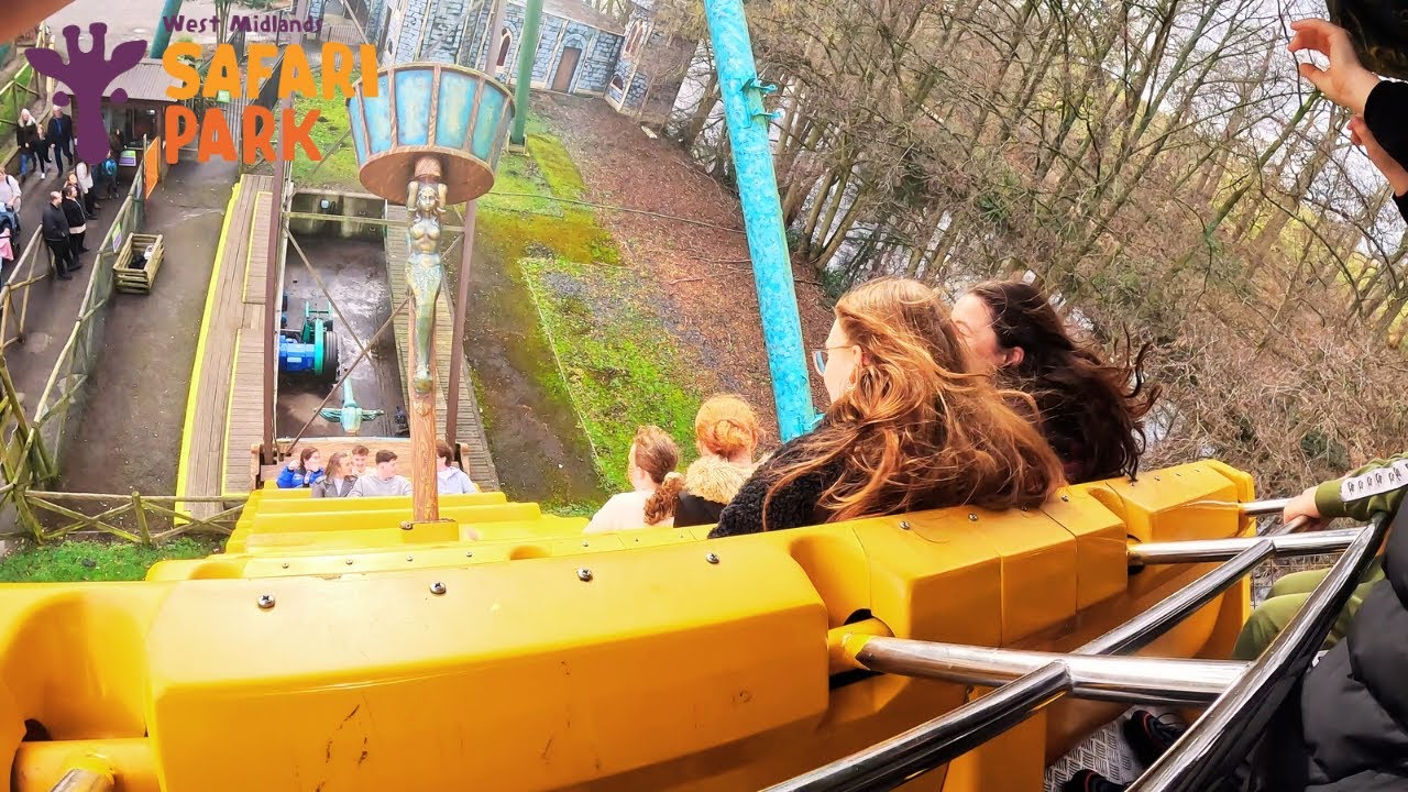 Pirate ship on ride POV West Midlands safari park