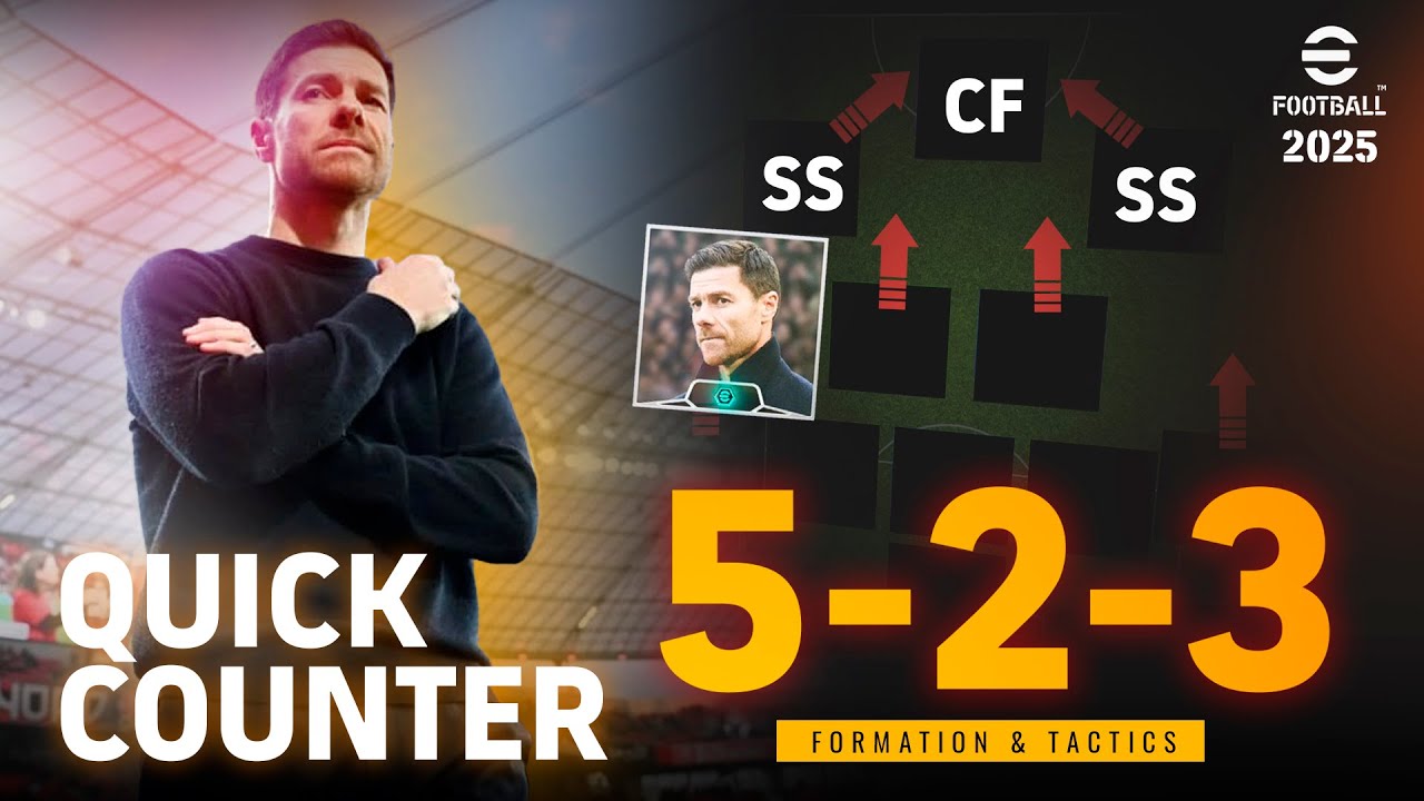 eFootball 2025 - Quick Counter - Formation & Tactics | PC Gameplay