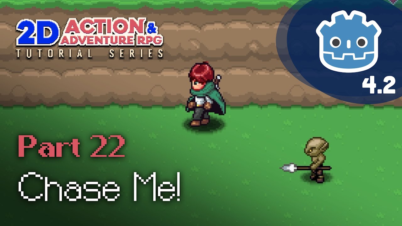 Enemy with Chase State // E22 // Make a 2D Action & Adventure RPG in Godot 4