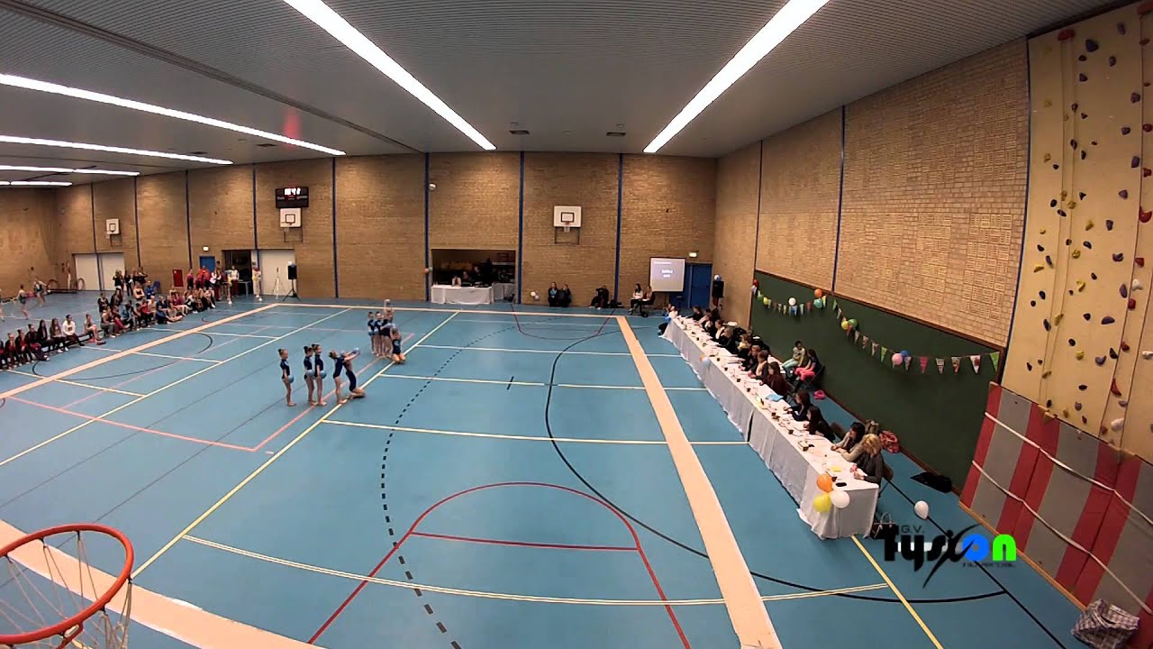 1e wedstrijd van de RG selectie van Fysion Nijverdal