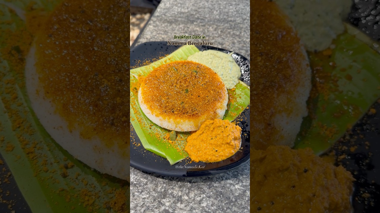 Breakfast in Bengaluru 🤤 #bangalorevlogs #bengaluru #foodvlogs #breakfastideas