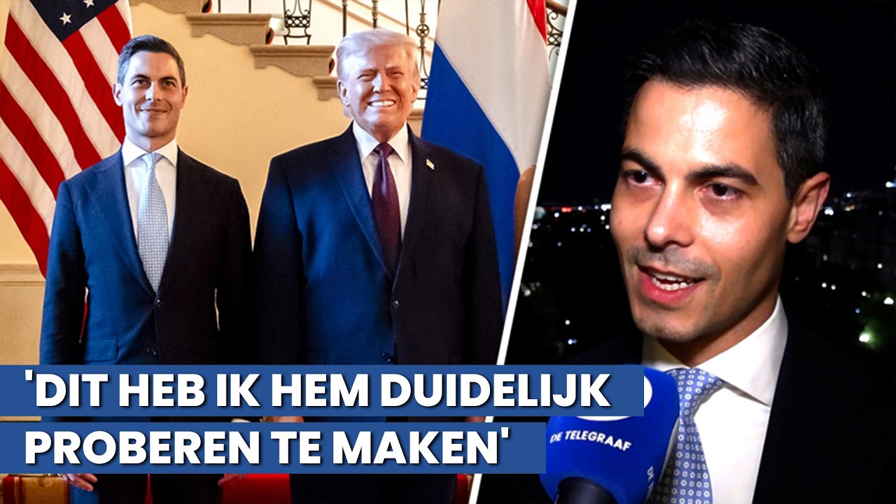 Rob Jetten over diner met Donald Trump: 'Geen McDonald's'