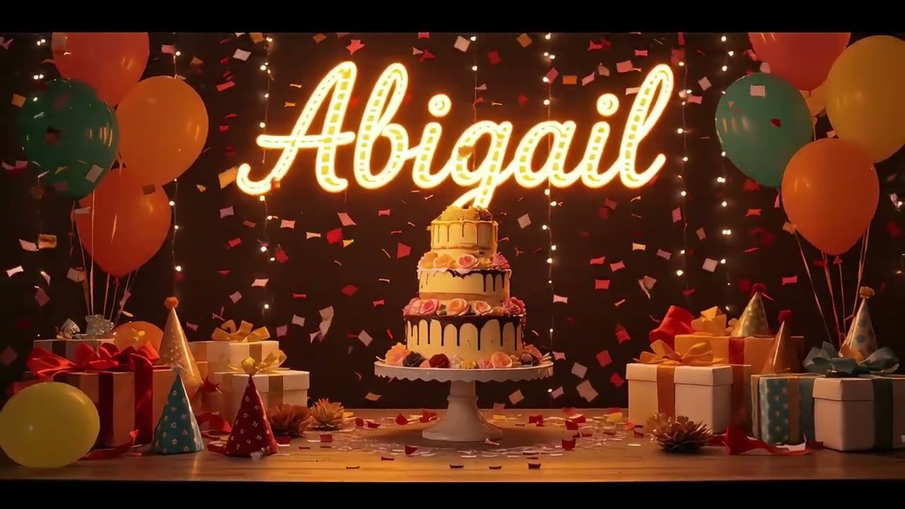 ABIGAIL Birthday Song – Happy Birthday ABIGAIL
