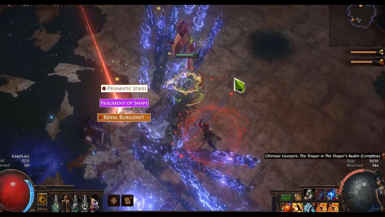 POE Build 3.25 Lightning Strike Slayer - Uber Uber Shaper Realm.