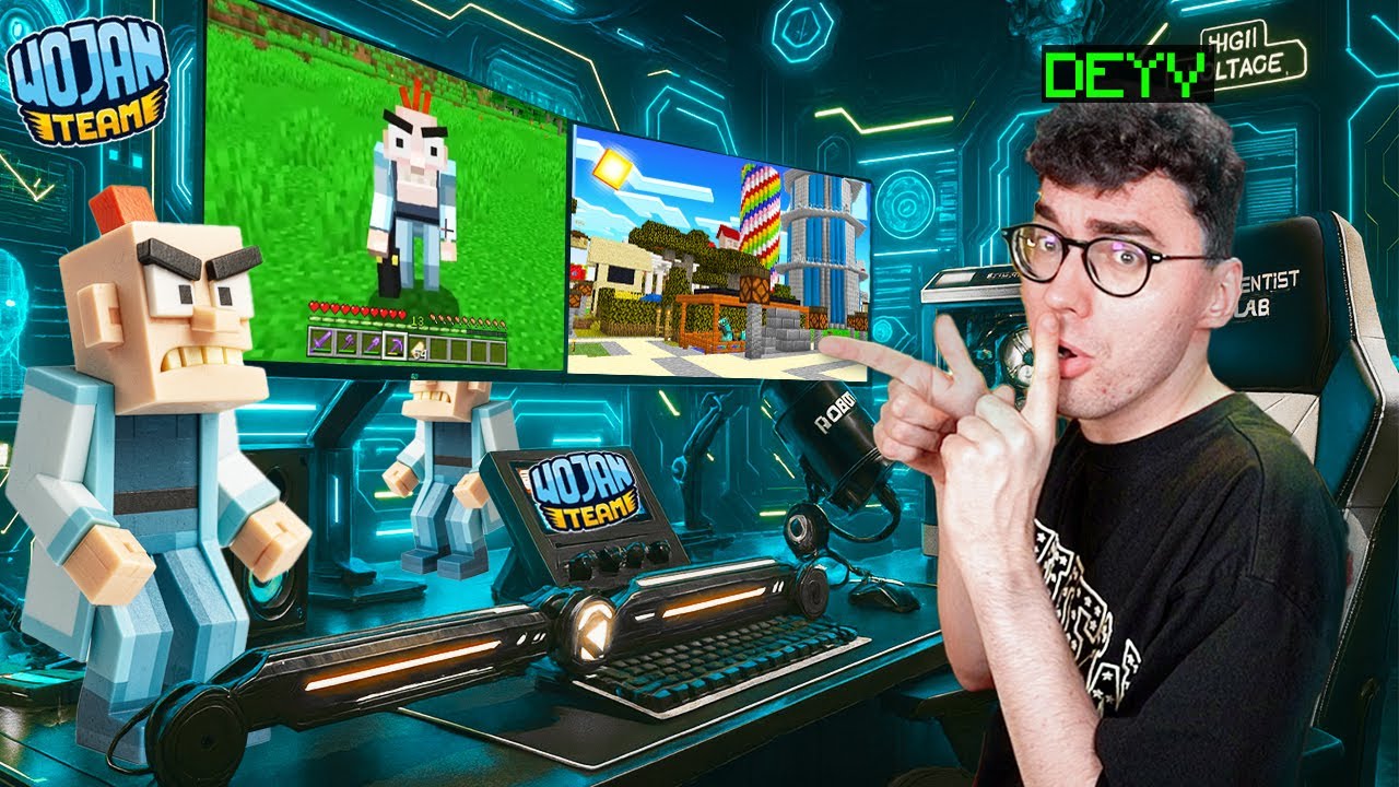 WCHODZĘ  na KOMPUTER SZALONEGO NAUKOWCA z WOJANOWIC w Minecraft!