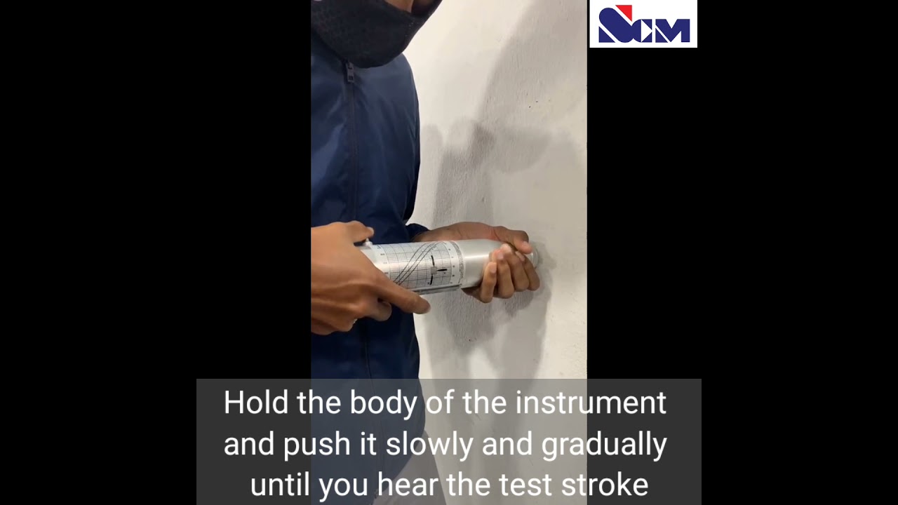 How to use the Impact Test Concrete Test Hammer (Rebound Hammer)?