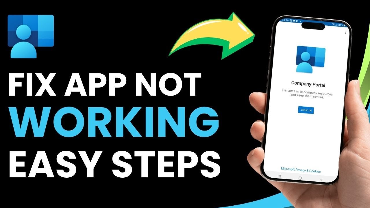 How to Fix App Not Working on Intune Company Portal !
