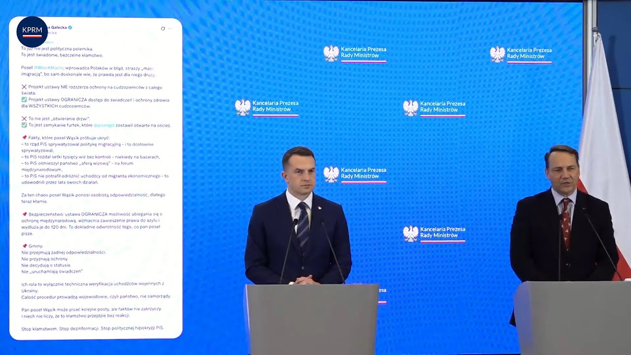 Konferencja prasowa po posiedzeniu Rady Ministrów