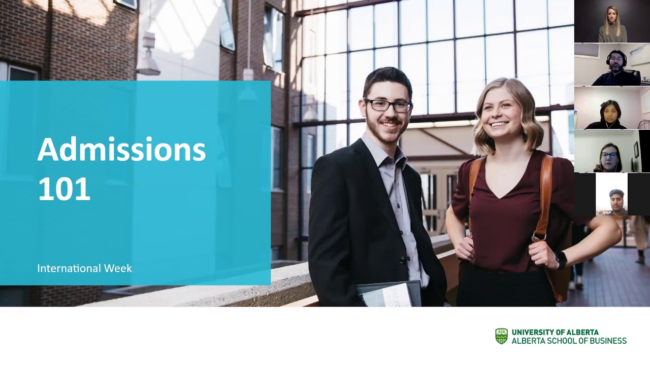 International Week 2020: Admissions 101