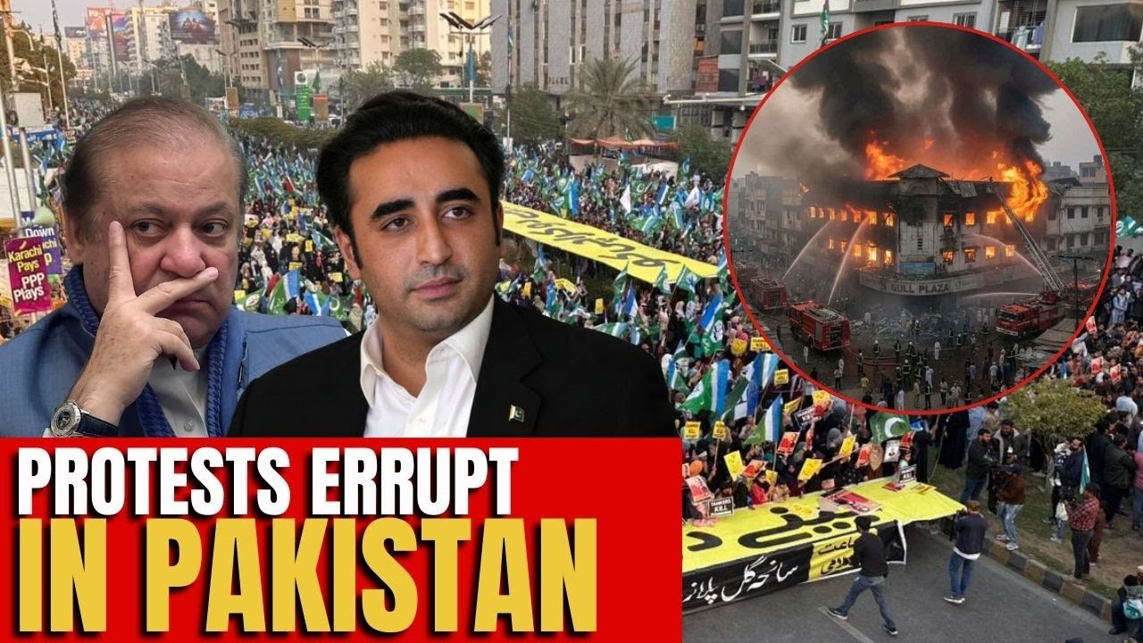 Pakistan On The Brink |  Massive Protests Erupt In Karachi On Deaths In Shopping Mall|