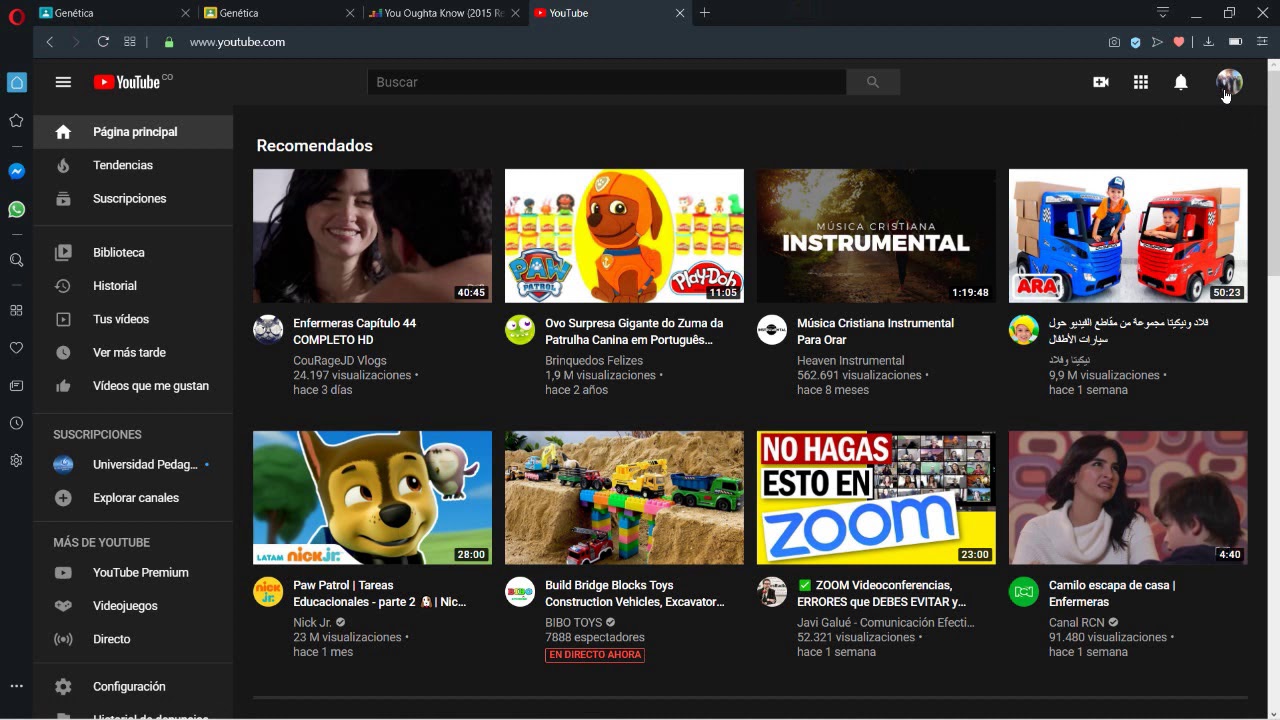 C&oacute;mo subir videos de zoom a youtube