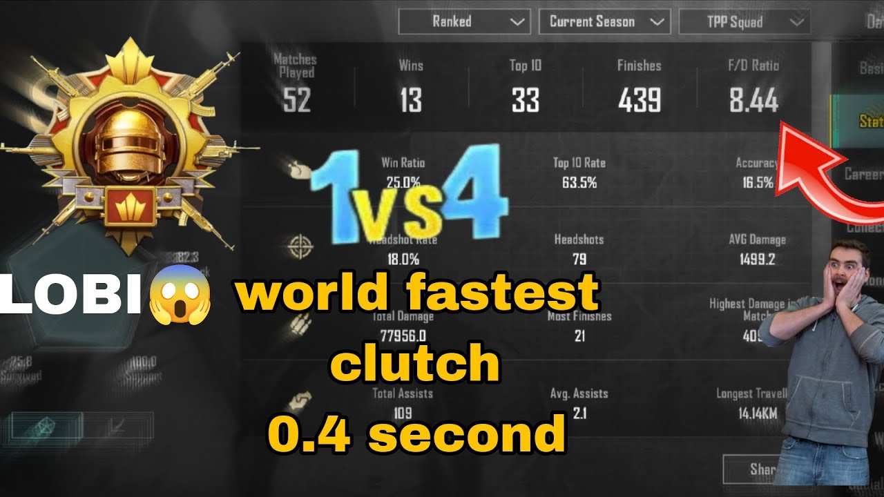 World's Fastest Clutches Ever - 0.001 Second Clutch World Record in PUBGM Ft. #bgmivideos #bgmivideo